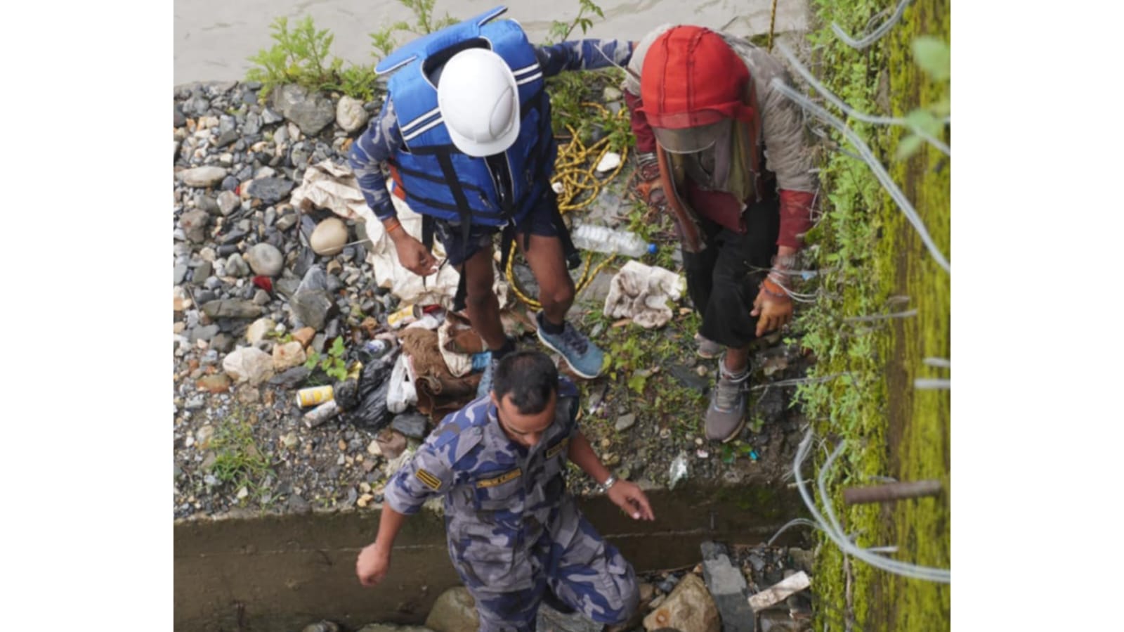 महाकाली नदिबाट बाँकेको शम्शेरगन्जका युवकको सशस्त्र प्रहरीद्वारा सकुशल उद्धार
