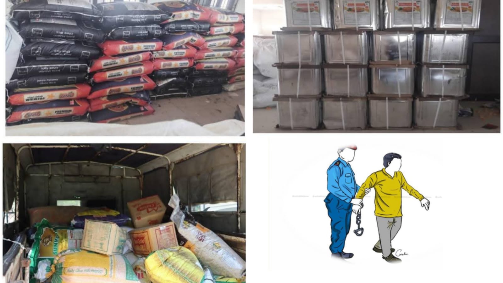 नेपालगन्जबाट २० लाख जरिवानाका फरार समातिँदा, भन्सार छलीको खाद्यान्न पनि ठुलो मात्रामा बरामद