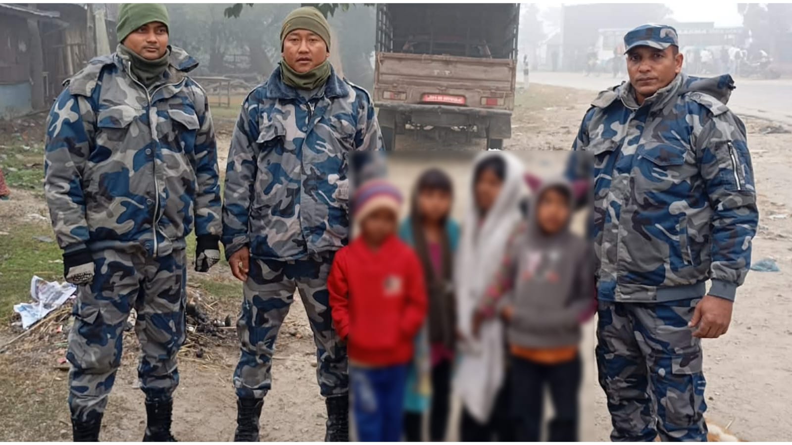 हराएका ४ बालबालिकाको सशस्त्र प्रहरीद्वारा सकुशल उद्धार