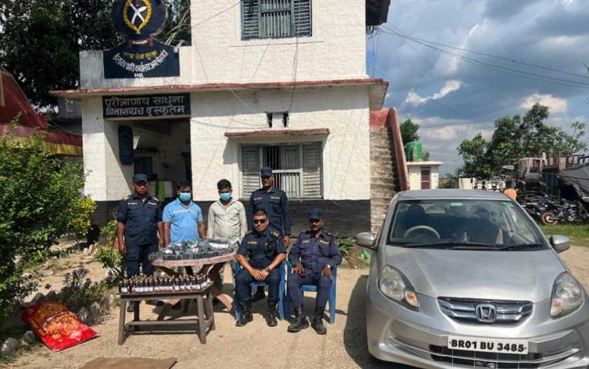 ठुलो परिमाणको प्रतिवन्धित औषधि ट्रामाडोल र ओनरेक्ससहित दुई भारतीय युवक पक्राउ