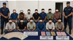 खजुराको रिसोर्टबाट जुवा खेल्दै गरेका १३ जना जुवाडे पक्राउ, लाखौं नगद बरामद