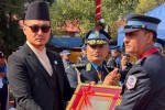 बाँके प्रहरी प्रमुख एसपी अंगुर जिसीलाई पूर्णशान्ति पुरस्कार