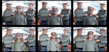 आईजीपी अर्यालद्वारा ६ एसएसपीसहित दर्जनौं सशस्त्र प्रहरी अधिकृतलाई दर्ज्यानी चिन्ह प्रदान