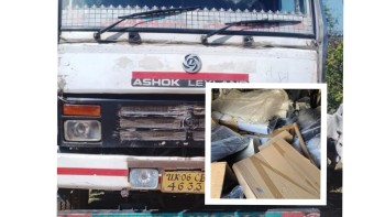 अमिलियाबाट भारतीय ट्रकसहित पौने २७ लाख बढीको जिम सामग्री दाङ प्रहरीको नियन्त्रणमा