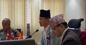 गृहमन्त्री  र सशस्त्र प्रहरी  प्रमुखबीच भेट: विपद् तयारी र सीमा सुरक्षा कडाइमा जोड