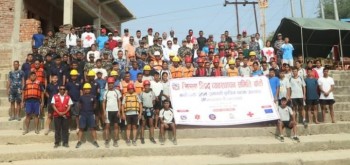 सिधनियाघाटमा विपद् अभ्यास: खोज, उद्धार र प्राथमिक उपचारको प्रत्यक्ष प्रदर्शन