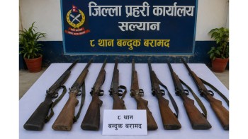 सल्यानमा बन्दुक बरामदको शृङ्खला, एक सातामै ८ थान बन्दुक फेला