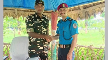 सीमापार अपराध रोक्न नरैनापुरस्थित भगवानपुर प्रहरी र एसएसबीबीच सहमति