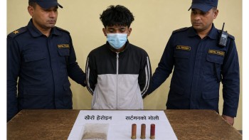 खैरो हेरोइन र सर्टगनको ३ राउण्ड गोलीसहित एक युवक पक्राउ