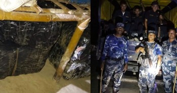 भारततर्फ लैजाने तयारीमा घरमै लुकाइएको १४ सय किलो गाँजा बरामद, एक जना पक्राउ 