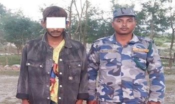१५२ एम्पुल फेनारगनसहित एक युवक सशस्त्र प्रहरीको नियन्त्रणमा