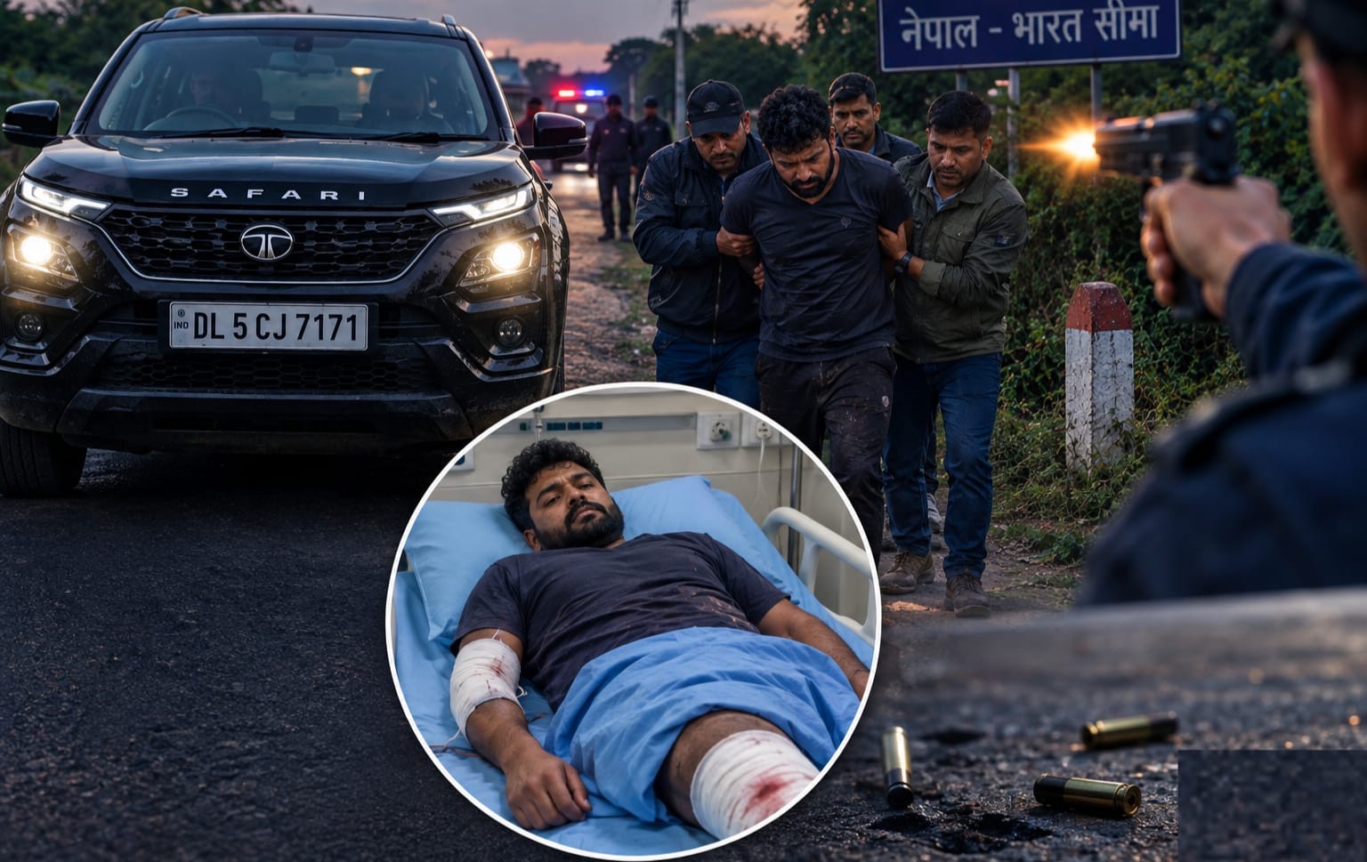 सशस्त्रका सईलाई गाडीले किचेर मारेको घटनाका मुख्य अभियुक्त २२ महिनापछि पक्राउ, गोली हानेर पक्राउ