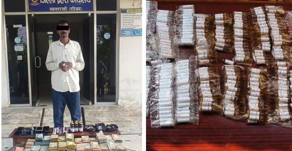 झण्डै ३६ लाख नगद,लागुऔषध र आधा दर्जनबढी मोबाइलसहित प्रेमनाथ पक्राउ