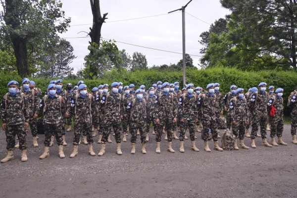 मिसनमा गएको नेपाली शान्ति सेनाको अदलीबदली