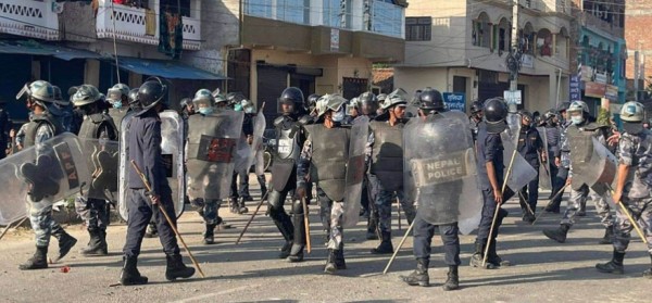 मूर्ति विसर्जनलाई लिएर दुई समूहबीच झडप,निषेधाज्ञा जारी