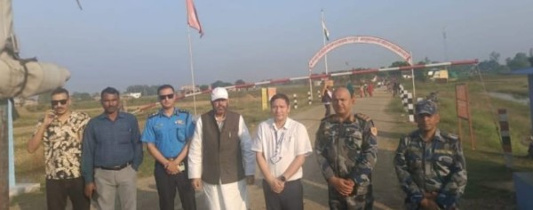 बाँकेका सीडीओ तामाङसहितको सुरक्षा प्रमुखको टोली पुग्यो नरैनापुरको सीमाक्षेत्रमा