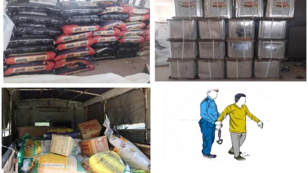नेपालगन्जबाट २० लाख जरिवानाका फरार समातिँदा, भन्सार छलीको खाद्यान्न पनि ठुलो मात्रामा बरामद
