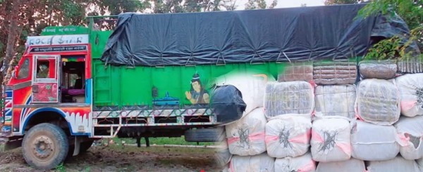 साढे ६ क्विन्टल गाँजासहित ट्रक नियन्त्रणमा,चालक र ट्रक मालिक पक्राउ