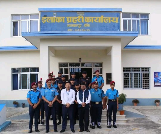 भगवानपुर प्रहरी कार्यालयको निरीक्षण, शान्ति सुरक्षा कायम गर्न निर्देशन