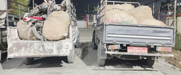 ३२ लाख रुपैयाँ बढीको अवैध सामग्री सशस्त्र प्रहरीको नियन्त्रणमा