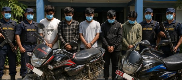नेपालगञ्जमा मोटरसाइकल चोरको संगठित गिरोह पक्राउ, नम्बर प्लेट फेरेर बेच्ने धन्दा पर्दाफास