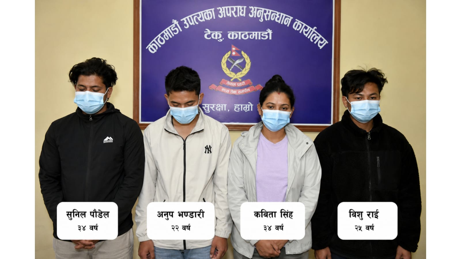 आकर्षक तलबको प्रलोभन देखाएर वैदेशिक रोजगारीका नाममा ठगी गर्ने ४ जना पक्राउ