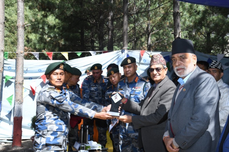 सशस्त्र प्रहरी विपद उद्धार र सीमा सुरक्षामा अब्बल बन्दै गएको छ: गृहमन्त्री