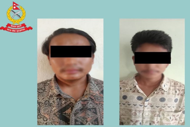सुर्खेतको वीरेन्द्रनगरबाट ब्राउन सुगरसहित दुई युवक पक्राउ