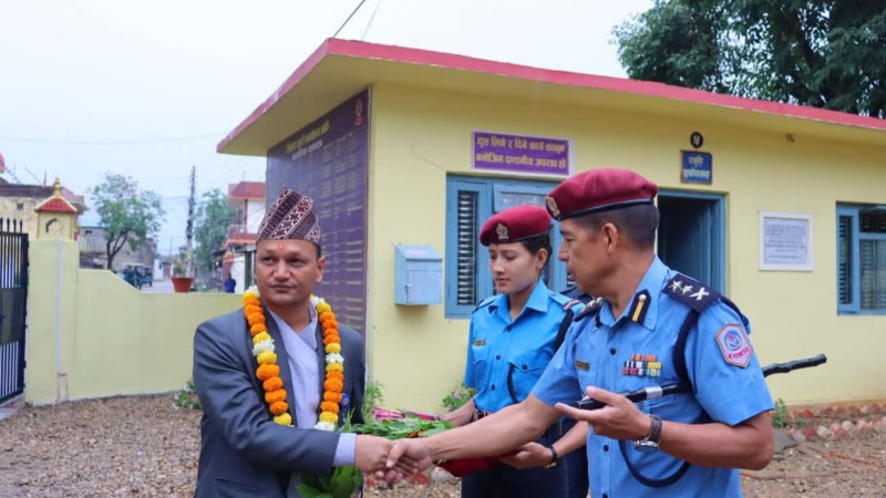 सीडीओ जोशीद्वारा जिल्ला प्रहरी बाँकेको निरीक्षण,उच्च नैतिकताकासाथ कार्य सम्पादन गर्न निर्देशन