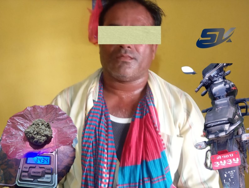 बाँकेको पार्वतीपुरबाट ३३ ग्राम बढी खैरो हेरोइन र मोटरसाइकलसहित जानकीका लागुऔषध बिक्रेता पक्राउ