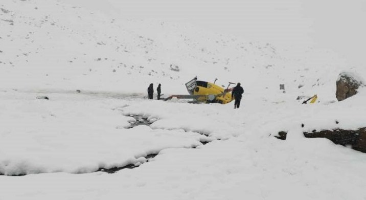 पर्यटकको उद्धार गर्न गएको हेलिकप्टर सोलुखुम्बुमा दुर्घटना