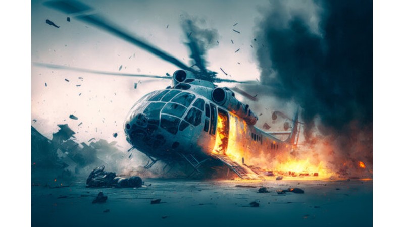 हेलिकप्टर दुर्घटनामा ५ जनाको मृत्यु, २ जना घाइते