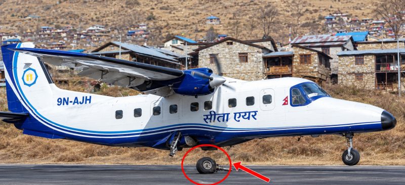 डोल्पा विमानस्थलमा अवतरणका क्रममा सीता एयरको जहाजको पांग्रा खुस्कियो, नेपालगन्जबाट उडेको थियो जहाज
