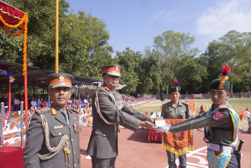 नौबस्तामा सशस्त्र प्रहरी जवान आधारभूत तालिमको अन्तिम दीक्षान्त कवाज समारोह सम्पन 