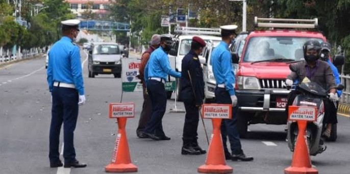 २१ सय ४४ सवारीचालक ट्राफिक प्रहरीको कारबाहीमा