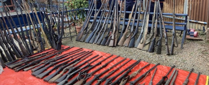 निर्वाचन सुरक्षा: बाँकेमा हालसम्म ८० थान हतियार बुझाइए