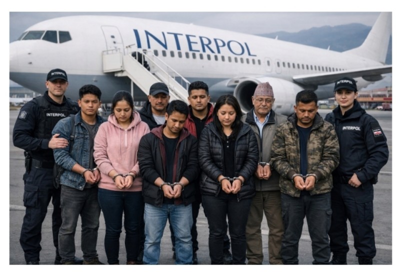 अपराध गरेर विदेश भागेका १० जनालाई नेपाल ल्यायो इन्टरपोलले