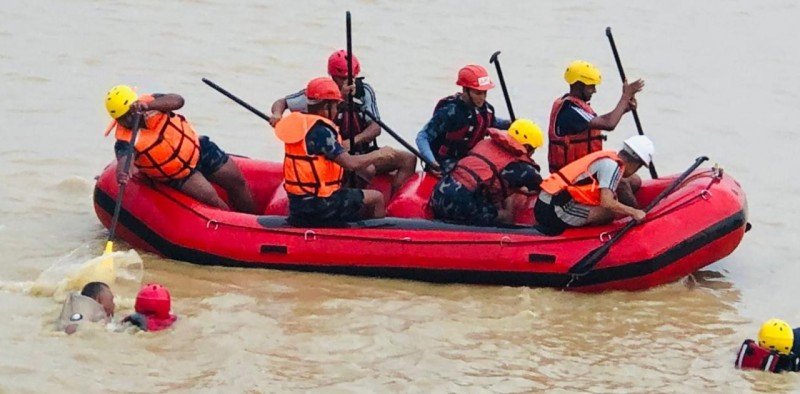 सशस्त्र प्रहरीका १३४ गोताखोरसहित २६ हजार सुरक्षाकर्मी तयारी अवस्थामा