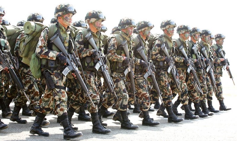 आज २ सय ६३ औं नेपाली सेना दिवस