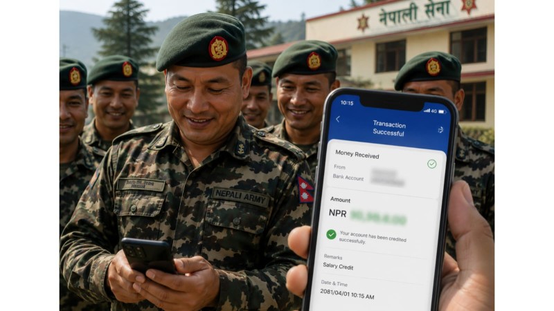 नेपाली सेनाको नयाँ तलबमान लागू, कसको कति पुग्यो?