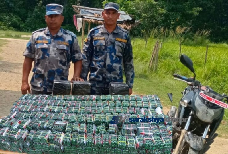 भारतबाट अवैध रूपमा ल्याइएको ४३ हजार क्याप्सुल ट्रामाडोल बाँकेबाट सशस्त्रको प्रहरीको नियन्त्रणमा 