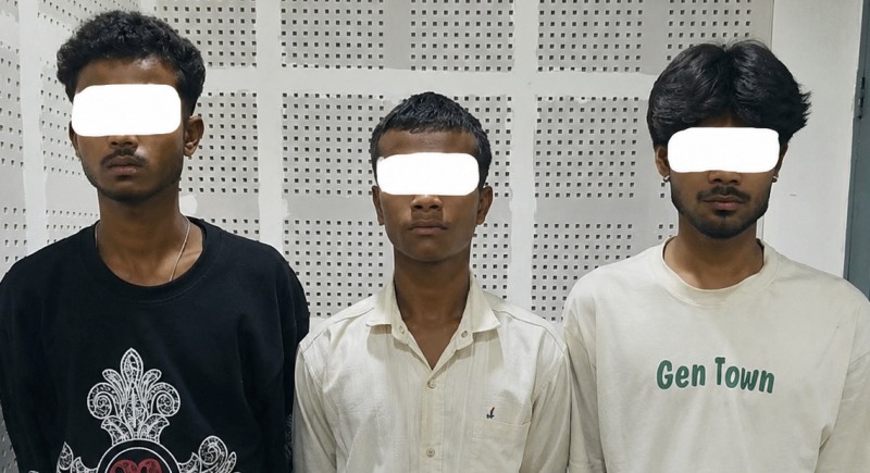 १०० ग्राम ब्राउन सुगरसहित तीन भारतीय युवक पक्राउ