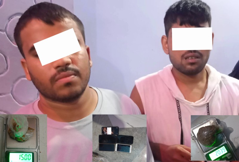 नेपालगन्जबाट ३५ ग्रामबढी खैरो हेरोइनसहित दुई जना पक्राउ