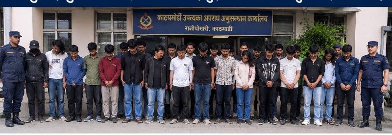 यात्रुलाई दुःख दिने २३ जना पक्राउ, दुई जना चोरीको स्कुटरसहित समातिए