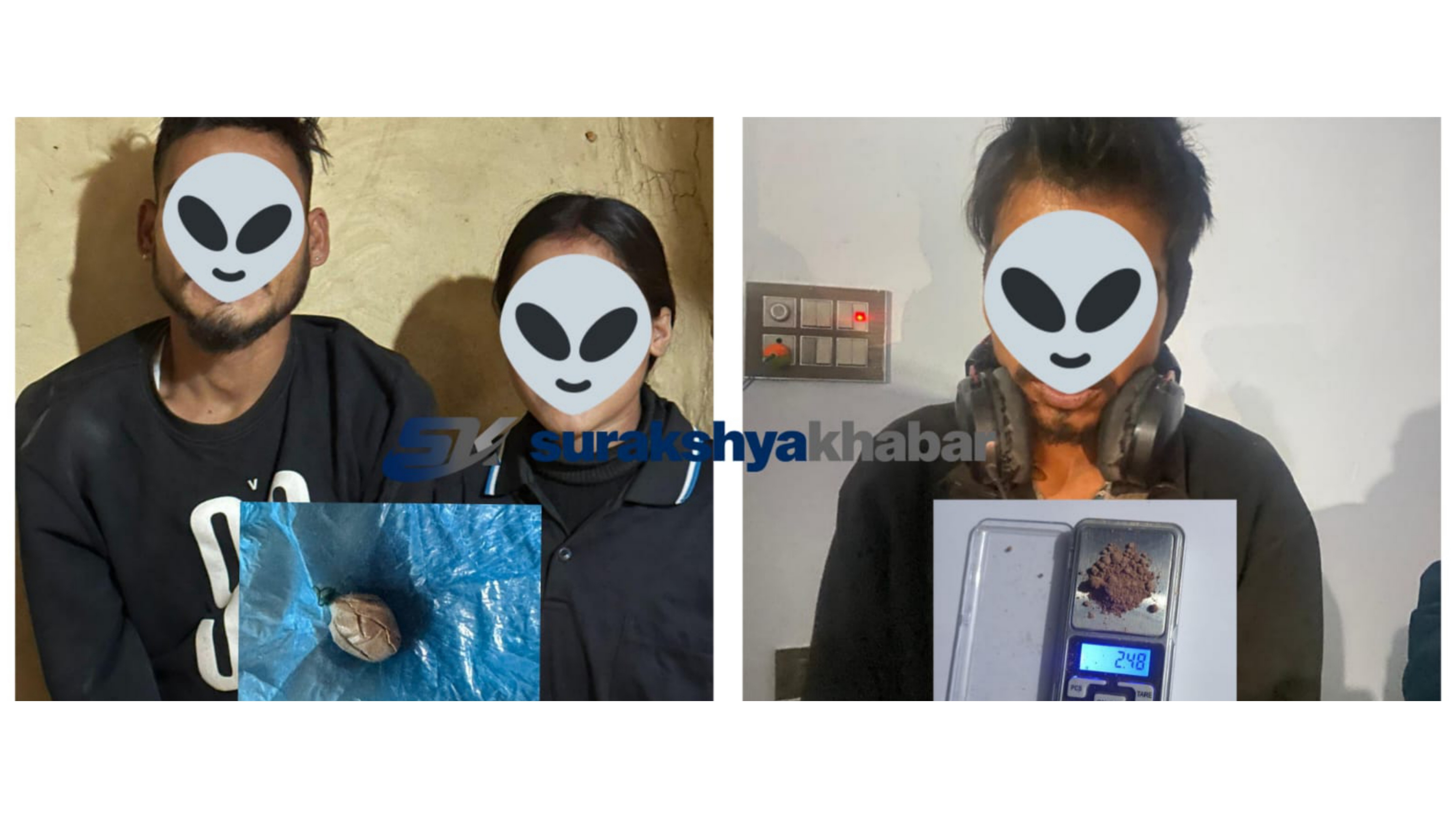 कोहलपुरबाट खैरो हेरोइनसहित एक युवती र दुई युवक पक्राउ