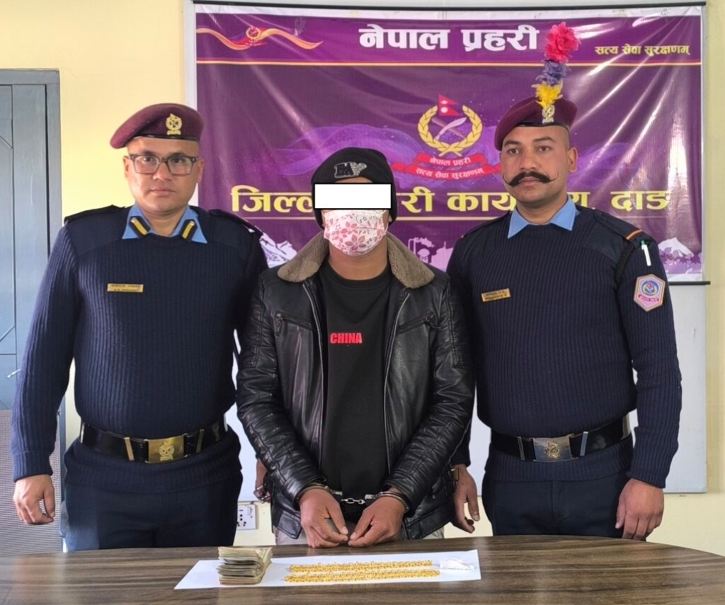 घोराहीमा ४० तोला सुनसहित यसरी पक्राउ परेका थिए रञ्जित