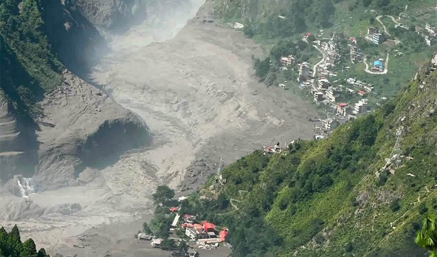 रसुवा बाढीमा दर्जनौं सुरक्षाकर्मी सम्पर्कविहीन