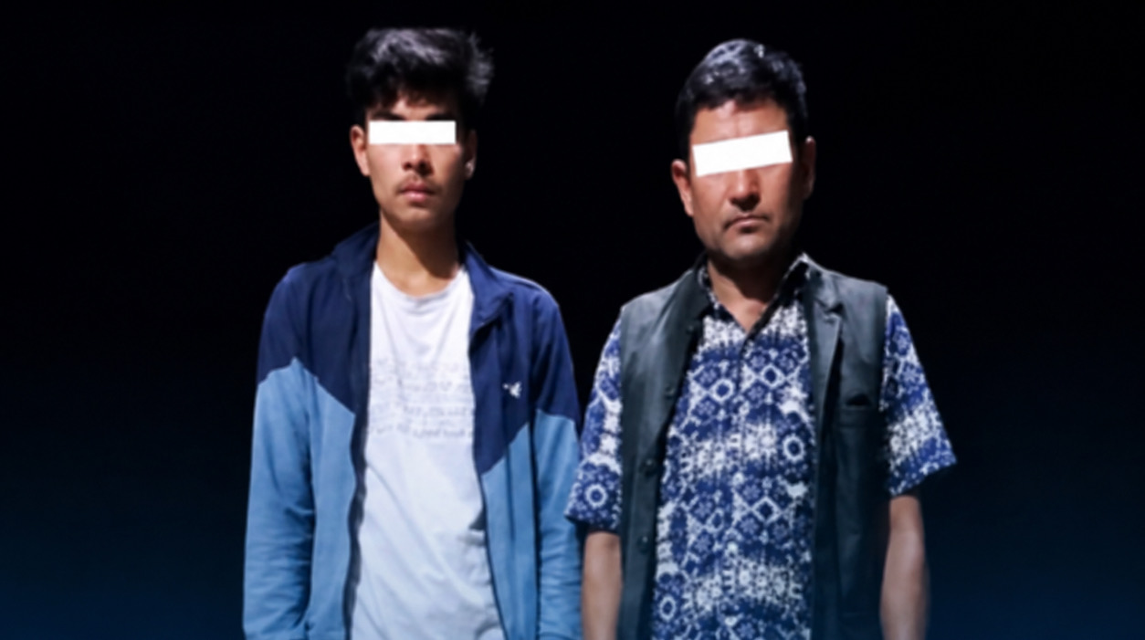 बोलेरोको बोनटभित्र लुकाएको १३ किलोभन्दा बढी चरेस बरामद, दुई जना पक्राउ