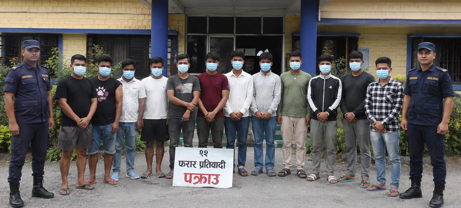 बाँकेबाट १२ फरार प्रतिवादी पक्राउ